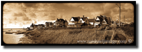 Pay Beach - Victorian Cottages Sepia
Oak Bluffs Pay Beach - Victorian Cottages Sepia
Oak Bluffs